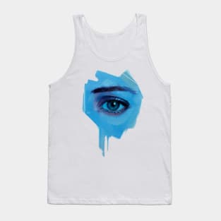 Cold Blue Tank Top